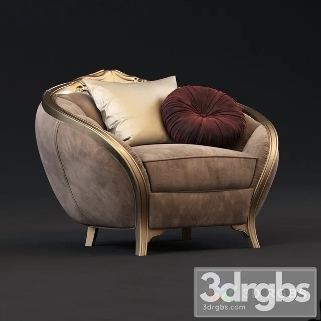 Goldconfort Paradise Armchair 3D Model Free