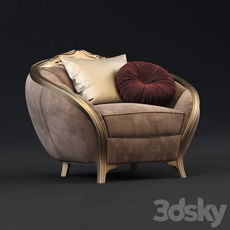 Goldconfort Paradise armchair 3D Model