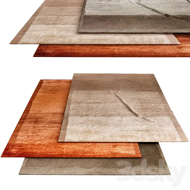 GOLRAN collection Shadows Rugs 3D Model