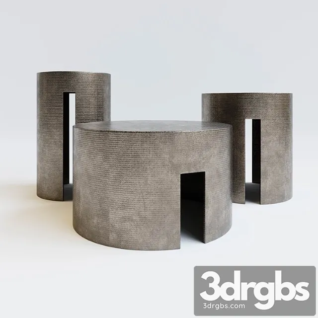 Gong side table meridiani 2 3D Model Free