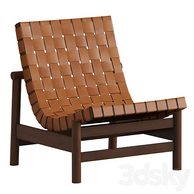 Gonzalo Cordoba Easy Chair Model Guama Produced by Dujo in Cuba 3DModel
