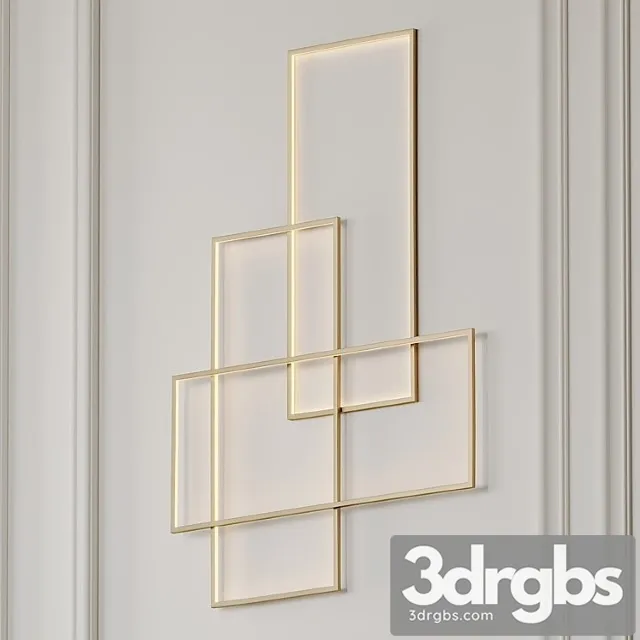 Goose featjer modern wall sconce 3D Model Free
