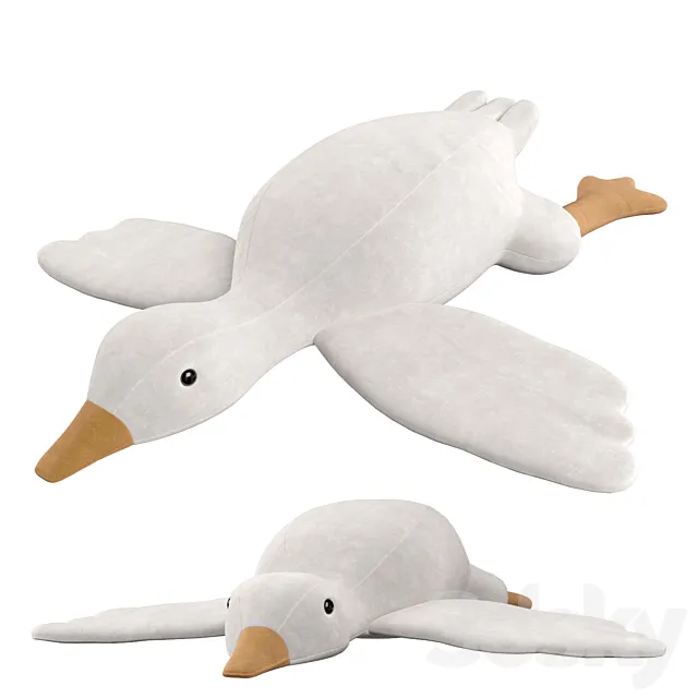 goose hug soft toy 3D Model