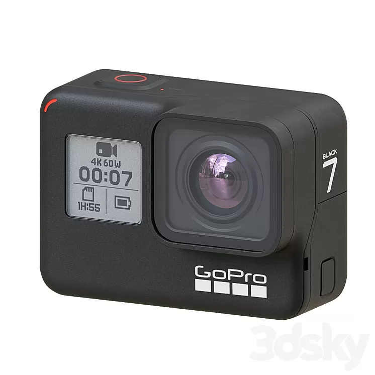 GoPro Hero 7 3D Model