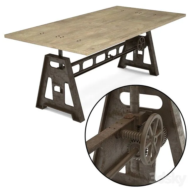 GORDONS adjustable table 3D Model