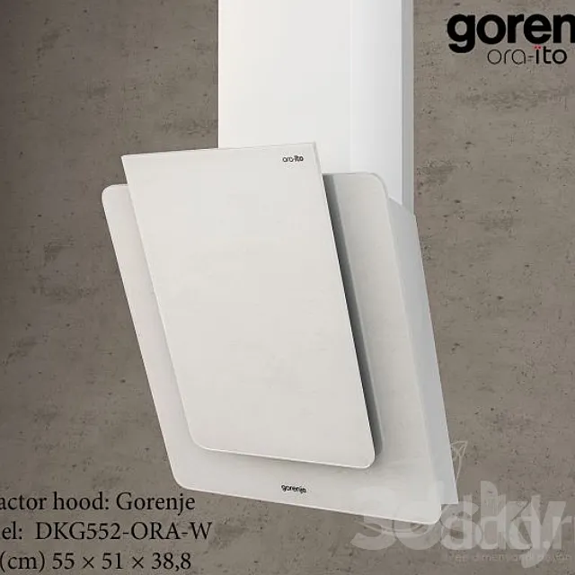 Gorenje DKG552-ORA-W 3D Model