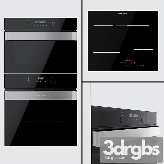 Gorenje - oven bo617orab compact oven bcs547orab and hob ect693orab 2 3D Model Free