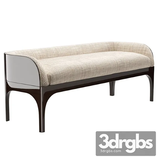Gorsia buda bed bench 2 3D Model Free