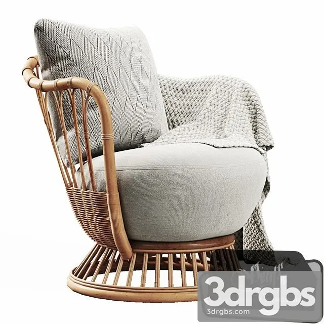 Grace Lounge Chair 3D Model Free