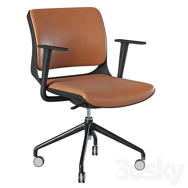 Grace Swivel Chair 3D Model