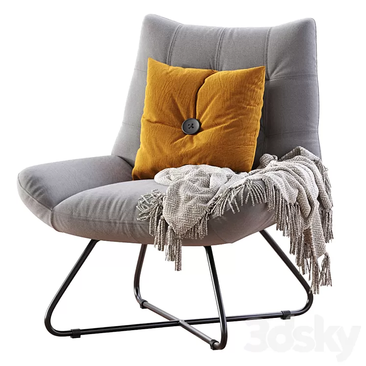 GRADUATE LOUNGE CHAIR OPEN ROAD 3D Model Free