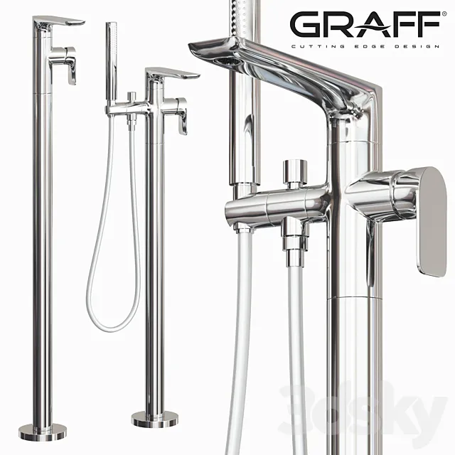 Graff set of standing mixer SENTO Series 3D Model