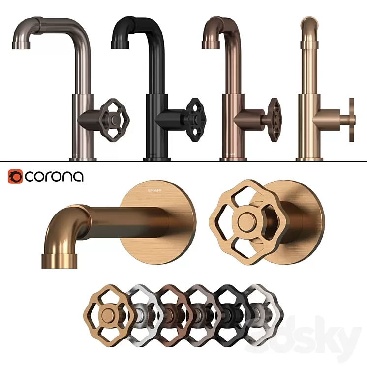 GRAFF VINTAGE | Basin mixer 3D Model Free