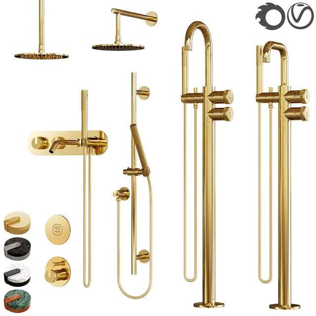 Graff_mod + _faucet_set_02 3D Model