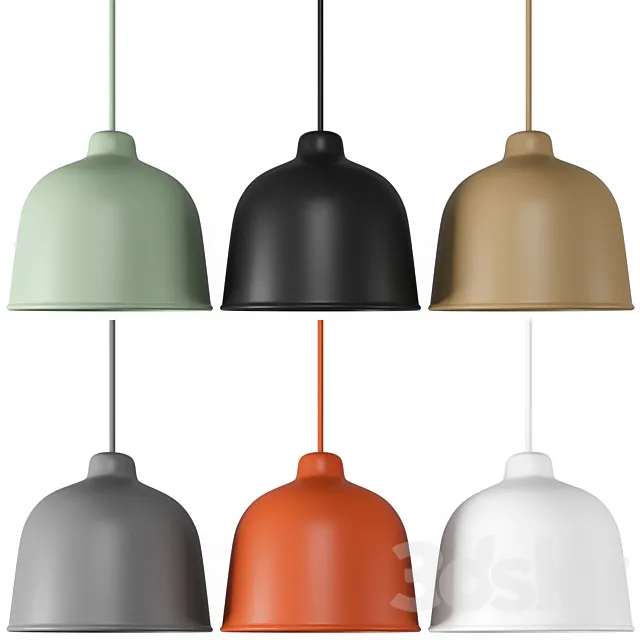 Grain pendant lamp 3DModel