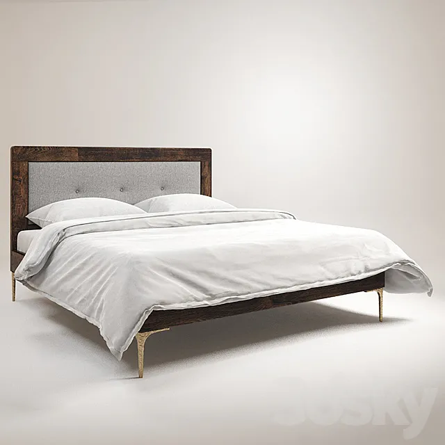 GRAMERCY HOME - BAILY BED 201.006 3D Model