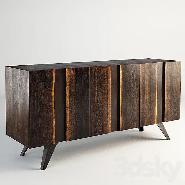 GRAMERCY HOME - BRAND VERTICAL SIDEBOARD 511.017-SE 3DModel