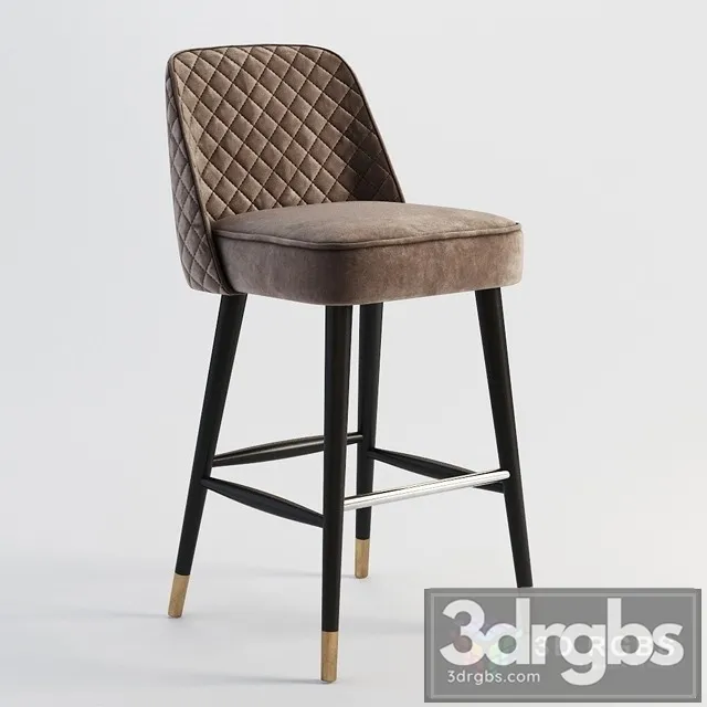 Gramercy Home Dendy Counter Chair 3D Model Free
