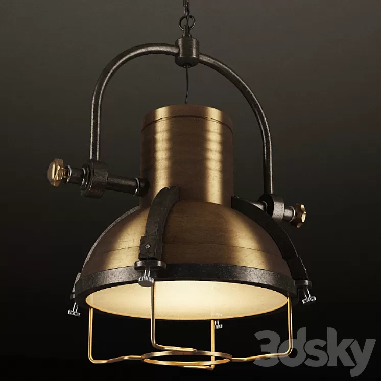 GRAMERCY HOME - Godfrey Metal Chandelier CH087-1 3D Model