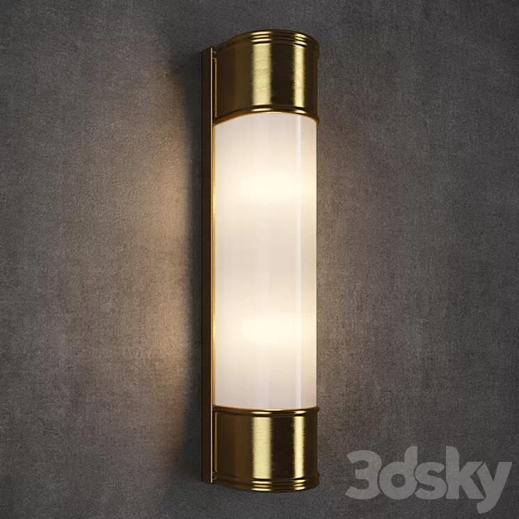 GRAMERCY HOME - INDUSTRIAL TUBE SCONCE SN036-2-BRS 3D Model