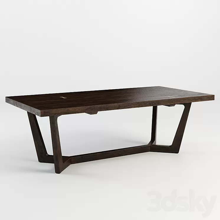 GRAMERCY HOME - JADA COFFE TABLE 521.026-SE 3D Model