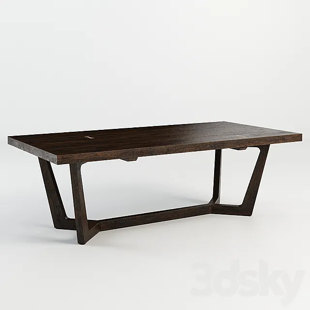 GRAMERCY HOME - JADA COFFE TABLE 521.026-SE 3D Model