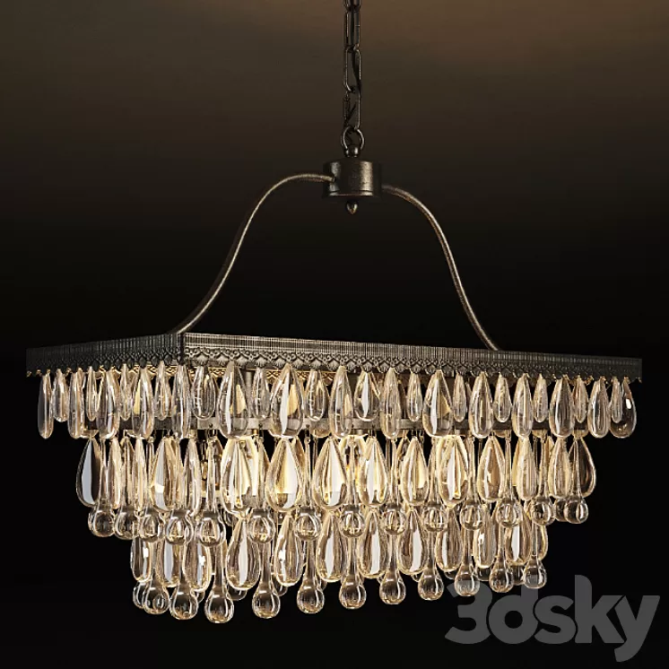 GRAMERCY HOME - MARIA CHANDELIER CH066-3 3D Model