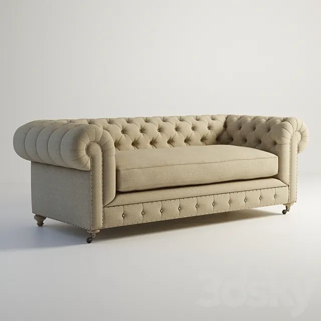 GRAMERCY HOME - OLD CHESTER SOFA 101.005M-F01 3DModel