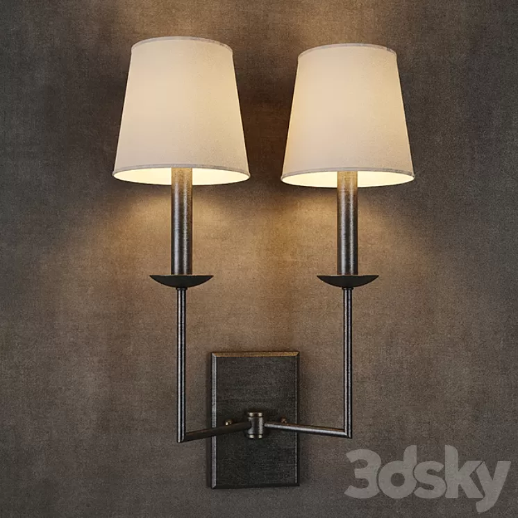 GRAMERCY HOME – THADDEUS SCONCE SN049-2-ABG 3D Model