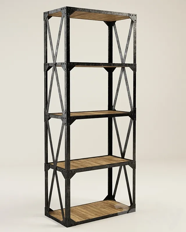 GRAMERCY HOME - TOWER BOOKSHELF 502.001 3D Model