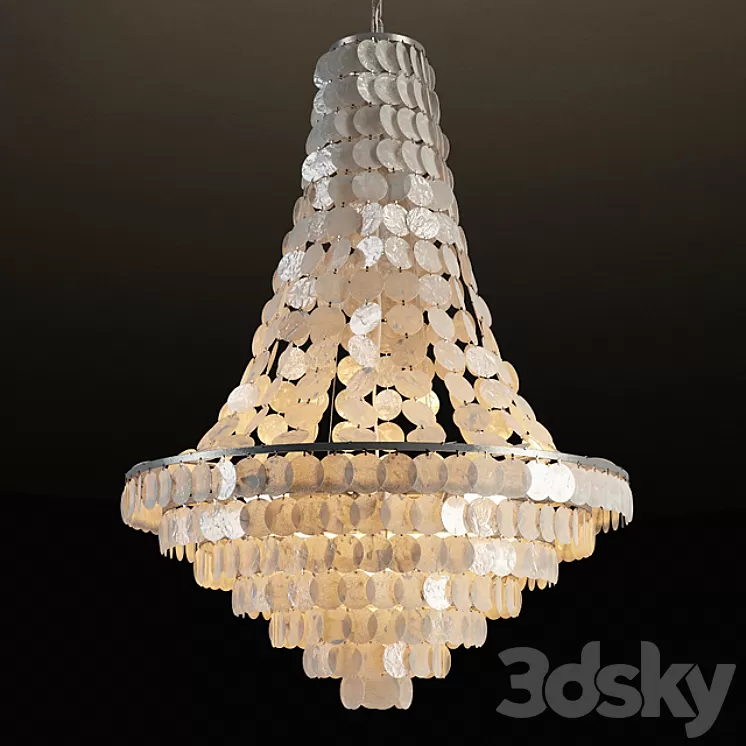 GRAMERCY HOME - WILLIE CHANDELIER CH079-5 3D Model