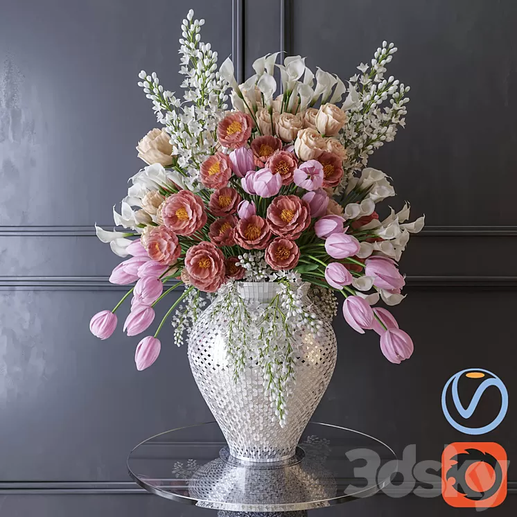 Grand Bouquet 002 3D Model