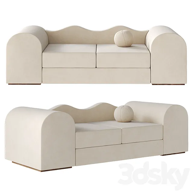 Grand Camarat Sofa by Kolkhoze 3DModel