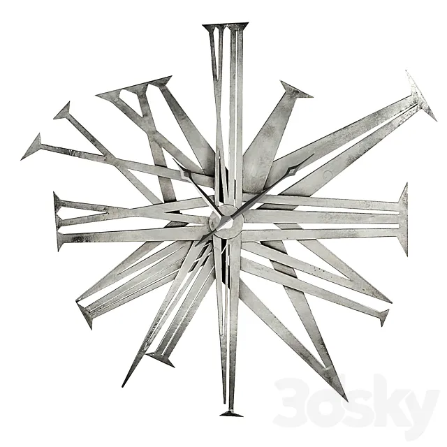 Grand Minerva Wall Clock 3DModel