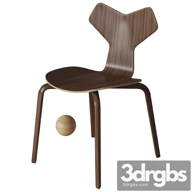 Grand Prix Chair 02 By Fritz Hansen 3D Model Free