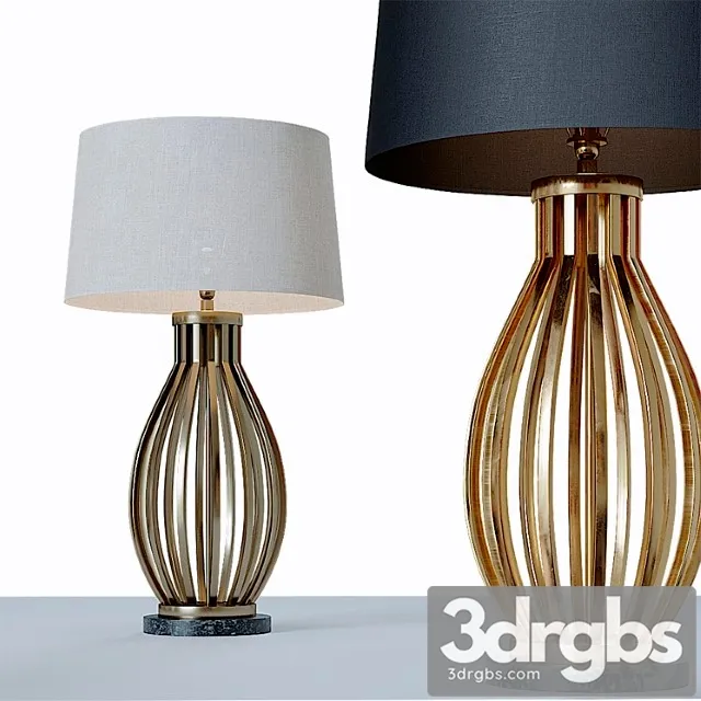 Grand scale architectural vase form buffet lamp 3D Model Free