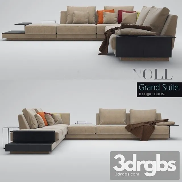Grand Suite Sofa 3D Model Free