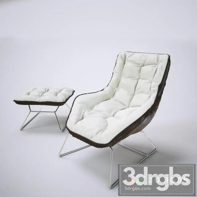 Grandtour Zanotta Armchair 3D Model Free