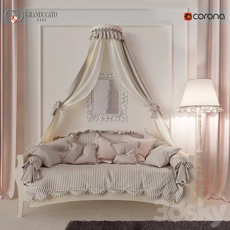 Granducatocasa_Camerette_Mariposa_ORC54 3D Model