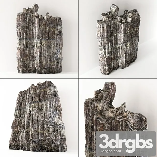 Granite Sea Rock 3D Model Download