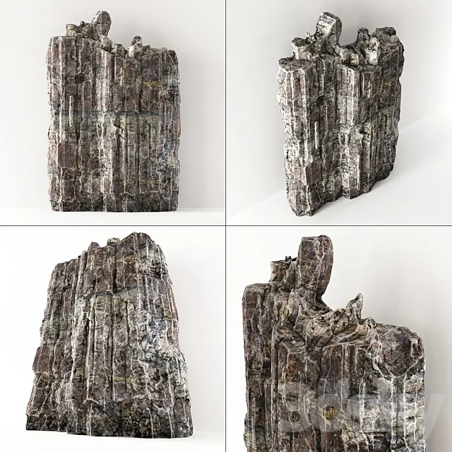 Granite Sea Rock 3DModel