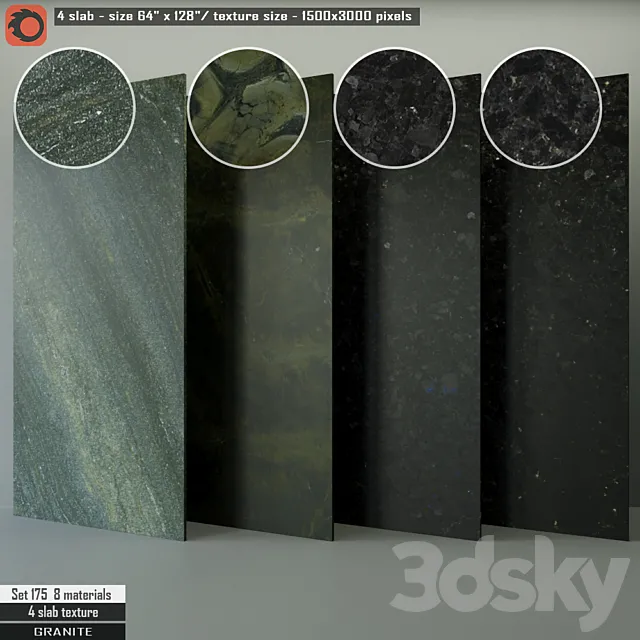Granite Slab Set 175 Free Download