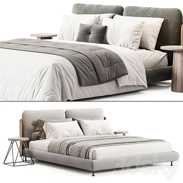 Grant Bed by Diotti 3D Model