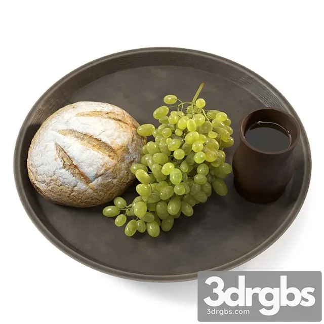 Grape tray 3D Model Download