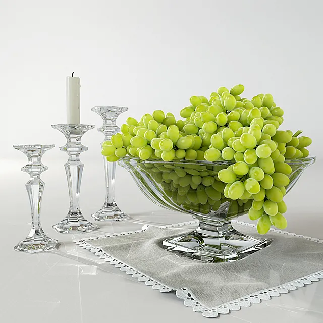 Grapes "white" 3D Model