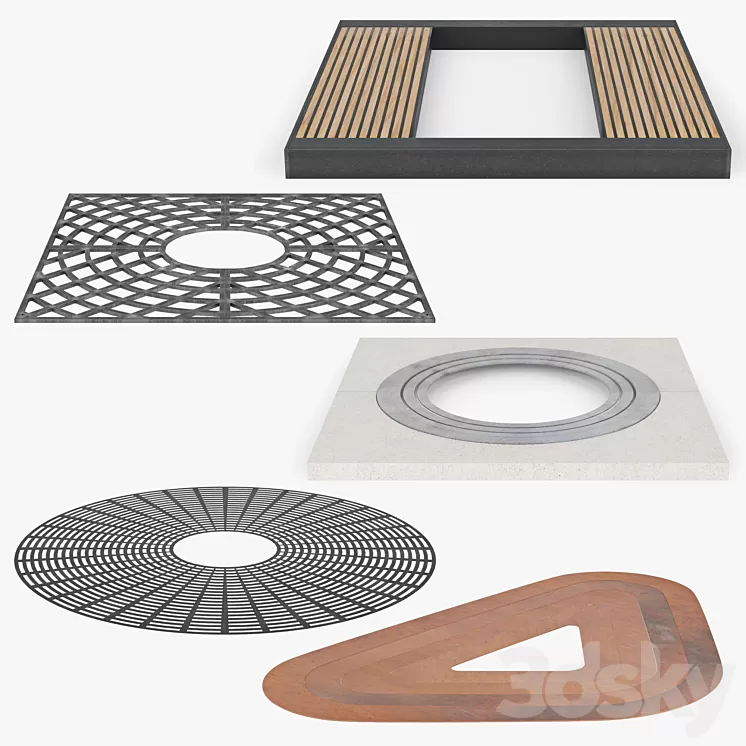 Grass Grill 3D Model