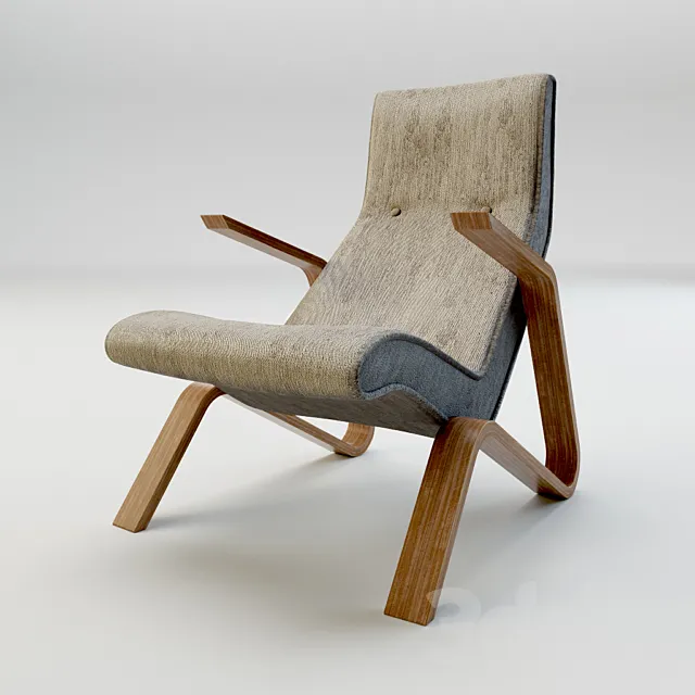 Grasshopper Arm Chair 3D Model