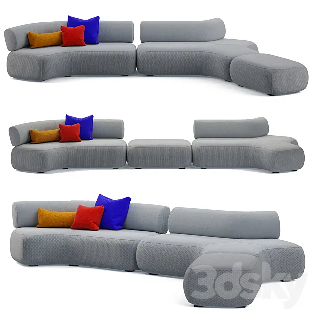 Grassoler Modular Sofa CUC 3DModel
