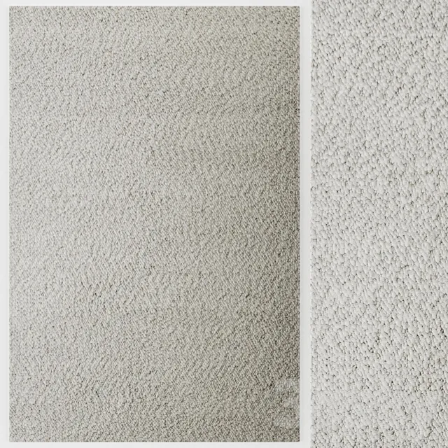 Gravel gray rug 3DModel