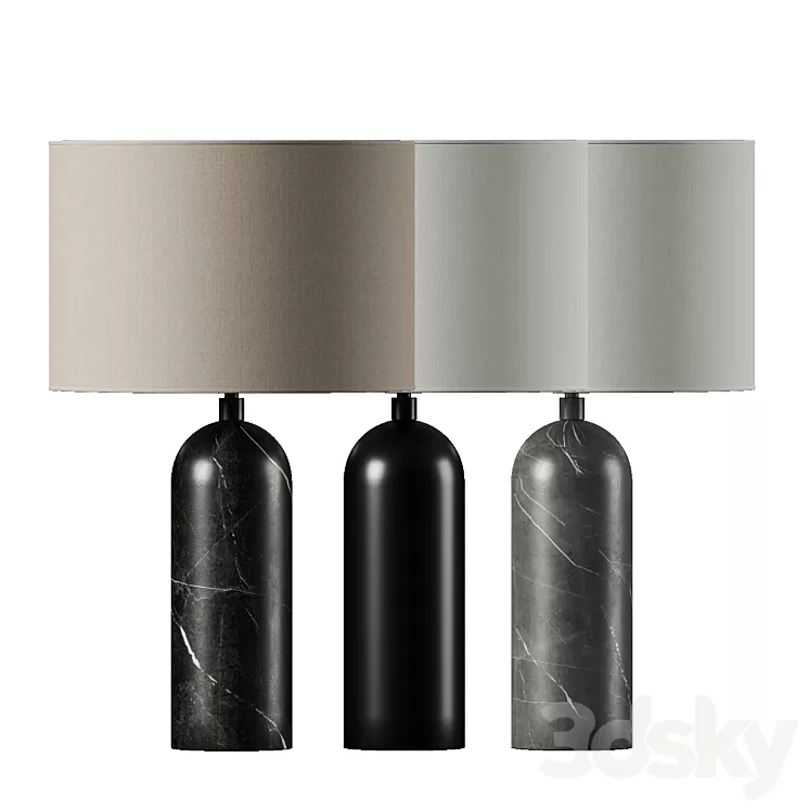 Gravity Table Lamp Small 3D Model